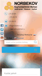 Mobile Screenshot of norbekov.uz